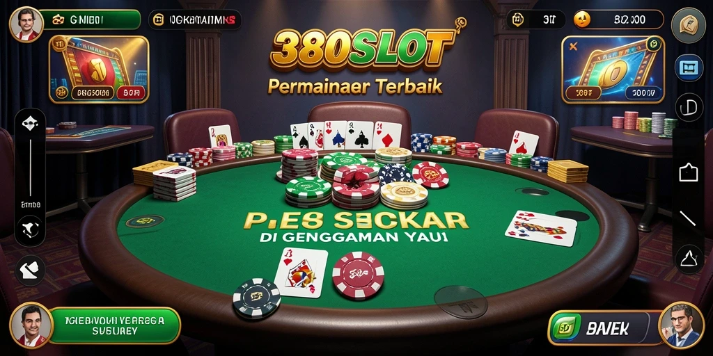Tampilan gameplay seru dan interaktif dari 380SLOT poker.