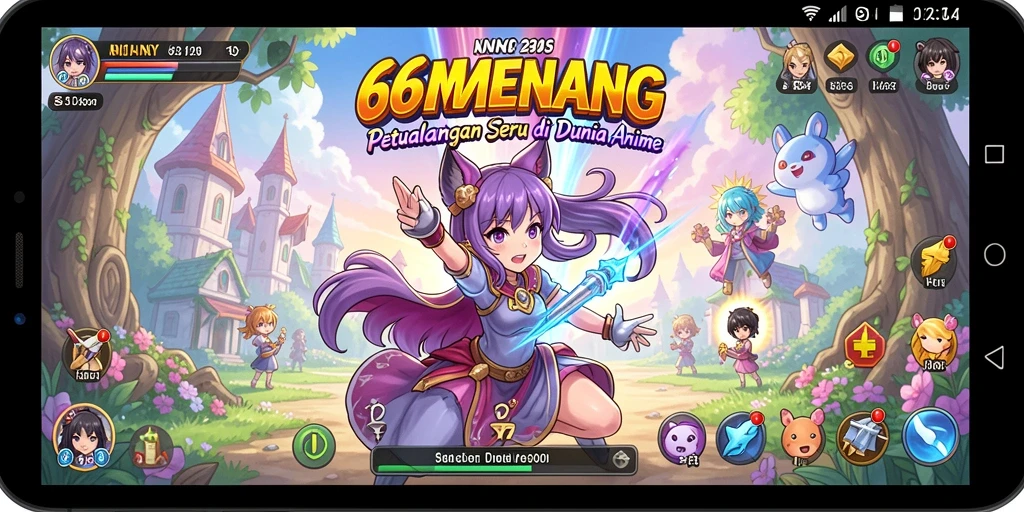 Gameplay Anime yang seru dan penuh warna di 66MENANG.
