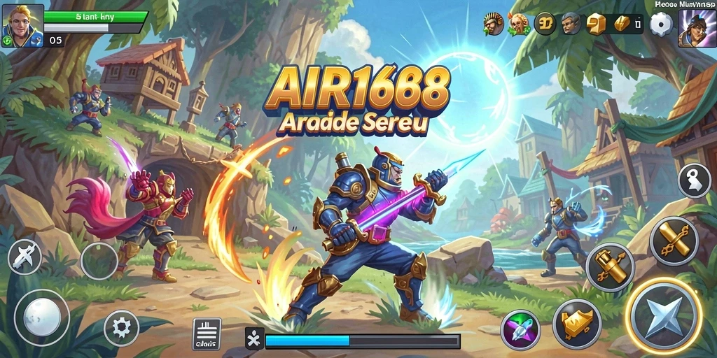 Tangkapan layar dari gameplay seru AIR168 dengan aksi arcade yang mendebarkan.