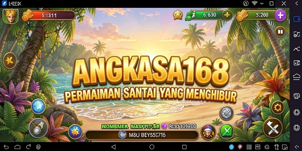 Tampilan gameplay seru dari ANGKASA168 yang menghibur.