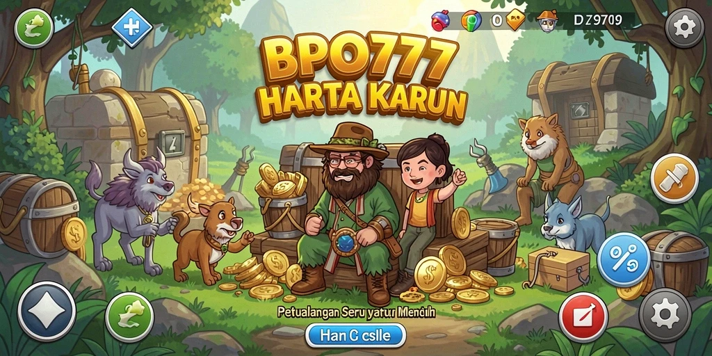 Tampilan gameplay BPO777 dengan aksi menantang dan lingkungan fantastis.