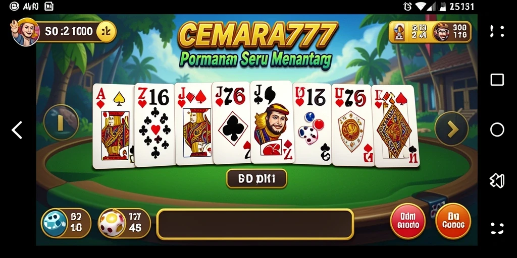 Screenshot gameplay menunjukkan suasana seru dan interaktif dari CEMARA777.
