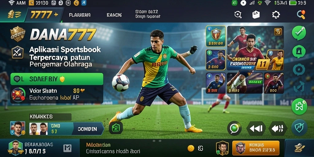 Tampilan menarik dari gameplay taruhan olahraga DANA777.