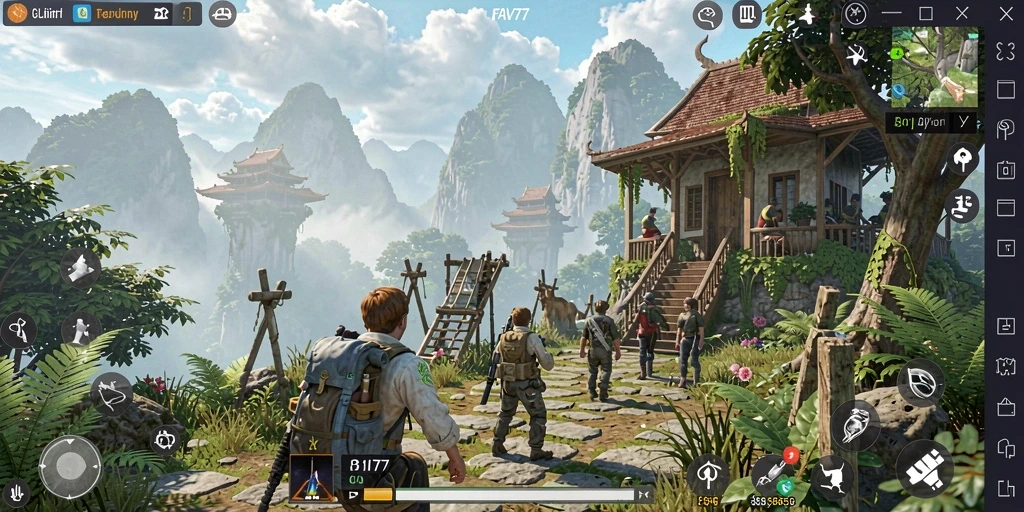 Gameplay Open World FAV77 menunjukkan eksplorasi yang mendalam.