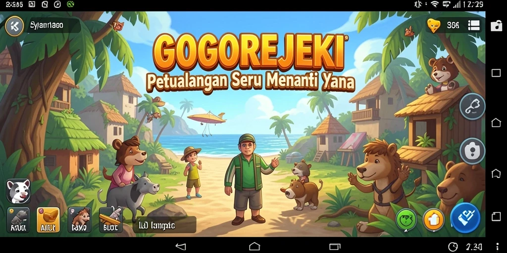 Tampilan gameplay seru di GOGOREJEKI, penuh tantangan dan petualangan.