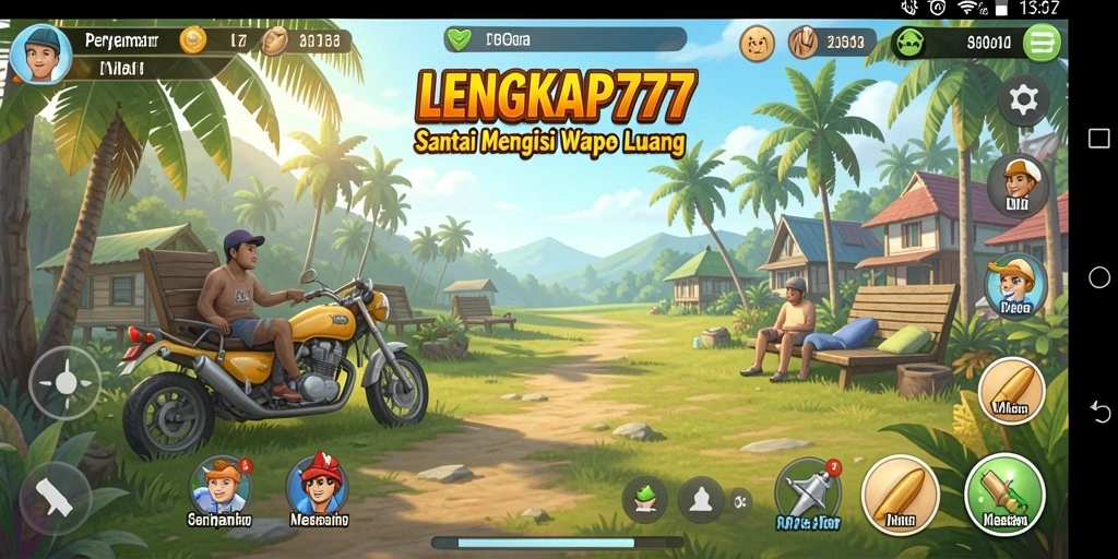 Tampilan menarik dari gameplay LENGKAP777 yang menyenangkan.