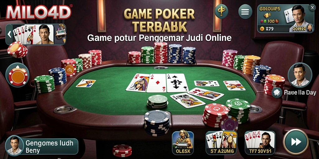 Gameplay Poker menarik di MILO4D dengan grafis yang memukau.