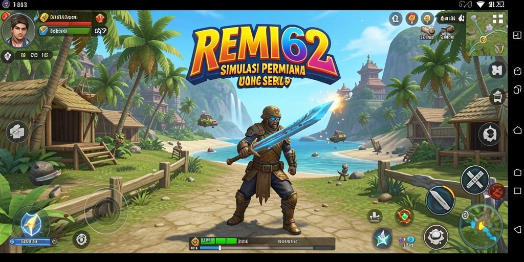 Tampilan gameplay <strong>REMI62</strong> yang menakjubkan dan interaktif.