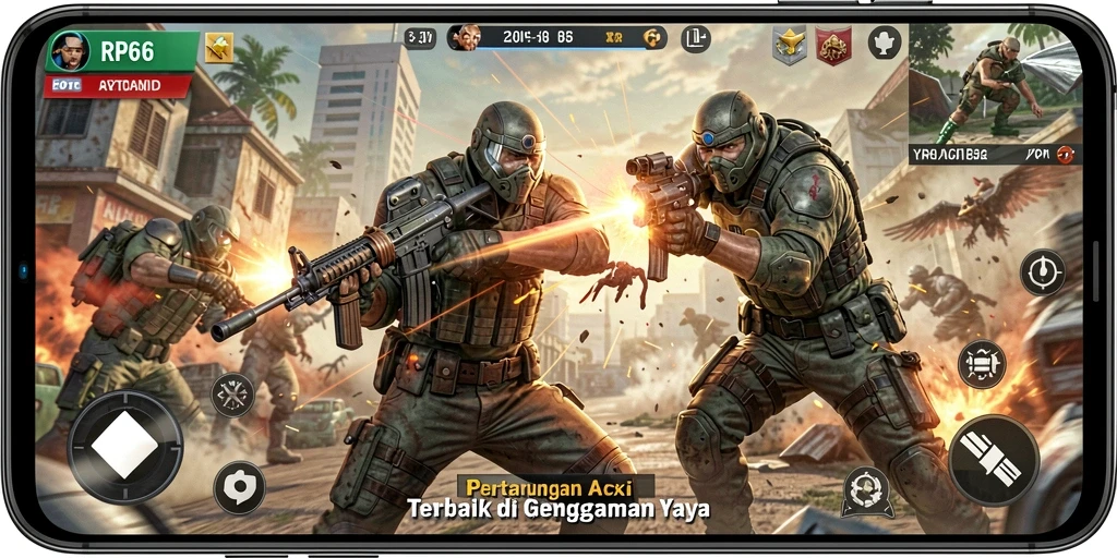 Tampilan gameplay RP66 yang menegangkan dan menarik.