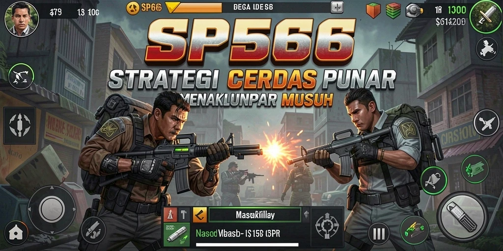 Tampilan gameplay SP666 yang menegangkan dalam pertempuran strategi.