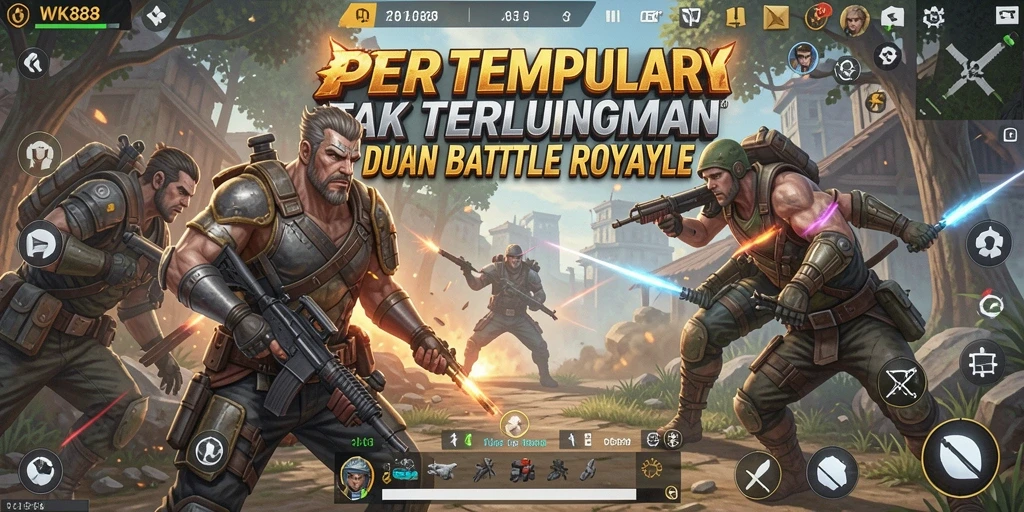 Tampilkan aksi seru dalam pertandingan Battle Royale di WK888.