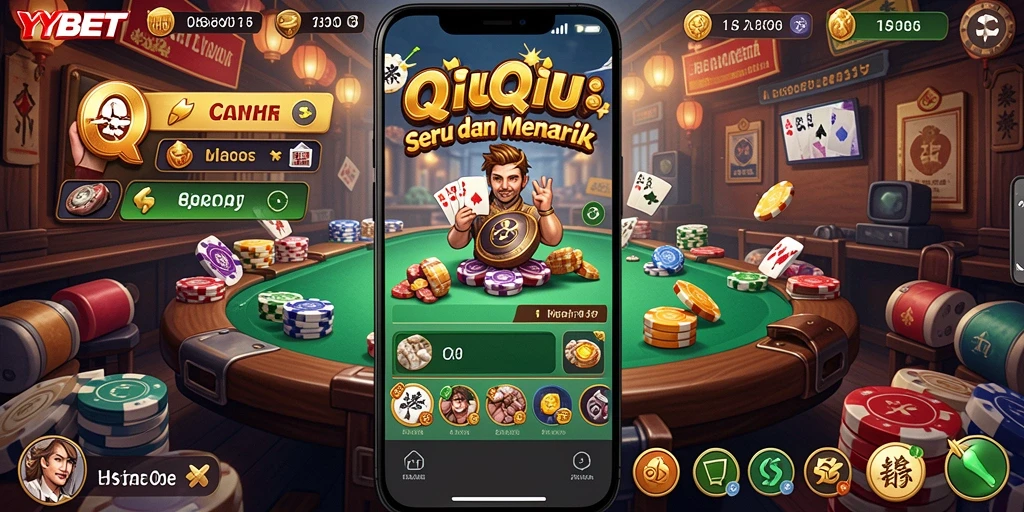 Screenshot YYBET menampilkan gameplay QiuQiu yang mendebarkan.