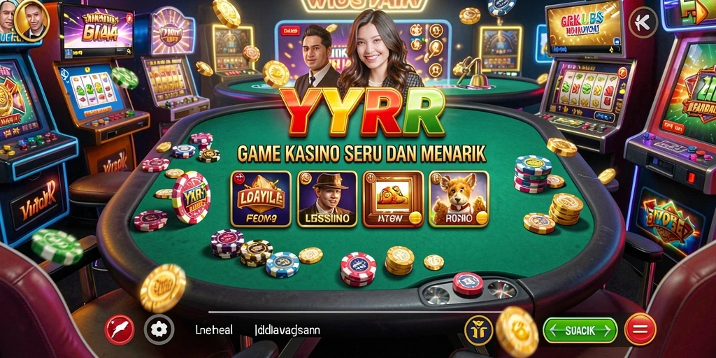 Tangkapan layar gameplay YYRR menampilkan aksi mendebarkan di permainan kasino.